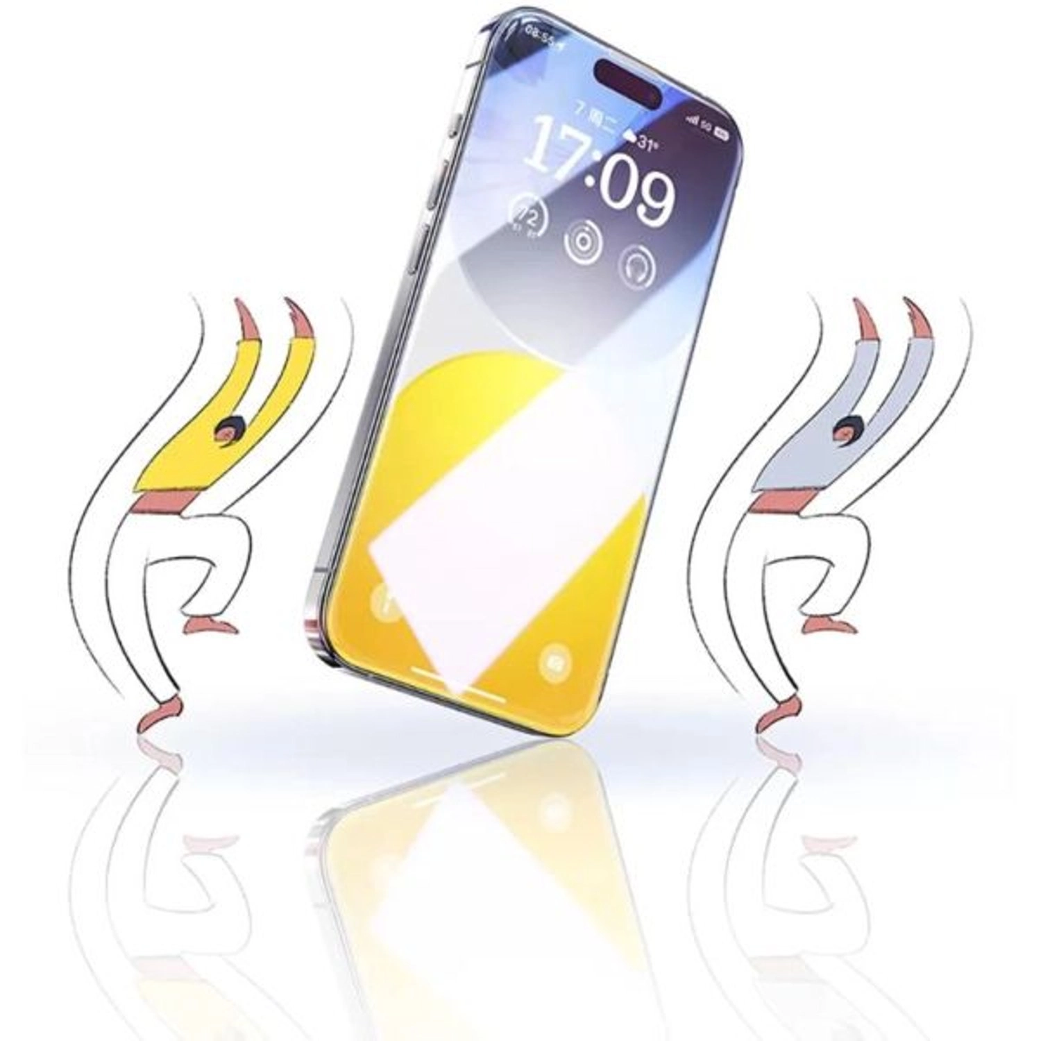 HD Tempered Glass Screen Protector for iPhone 15