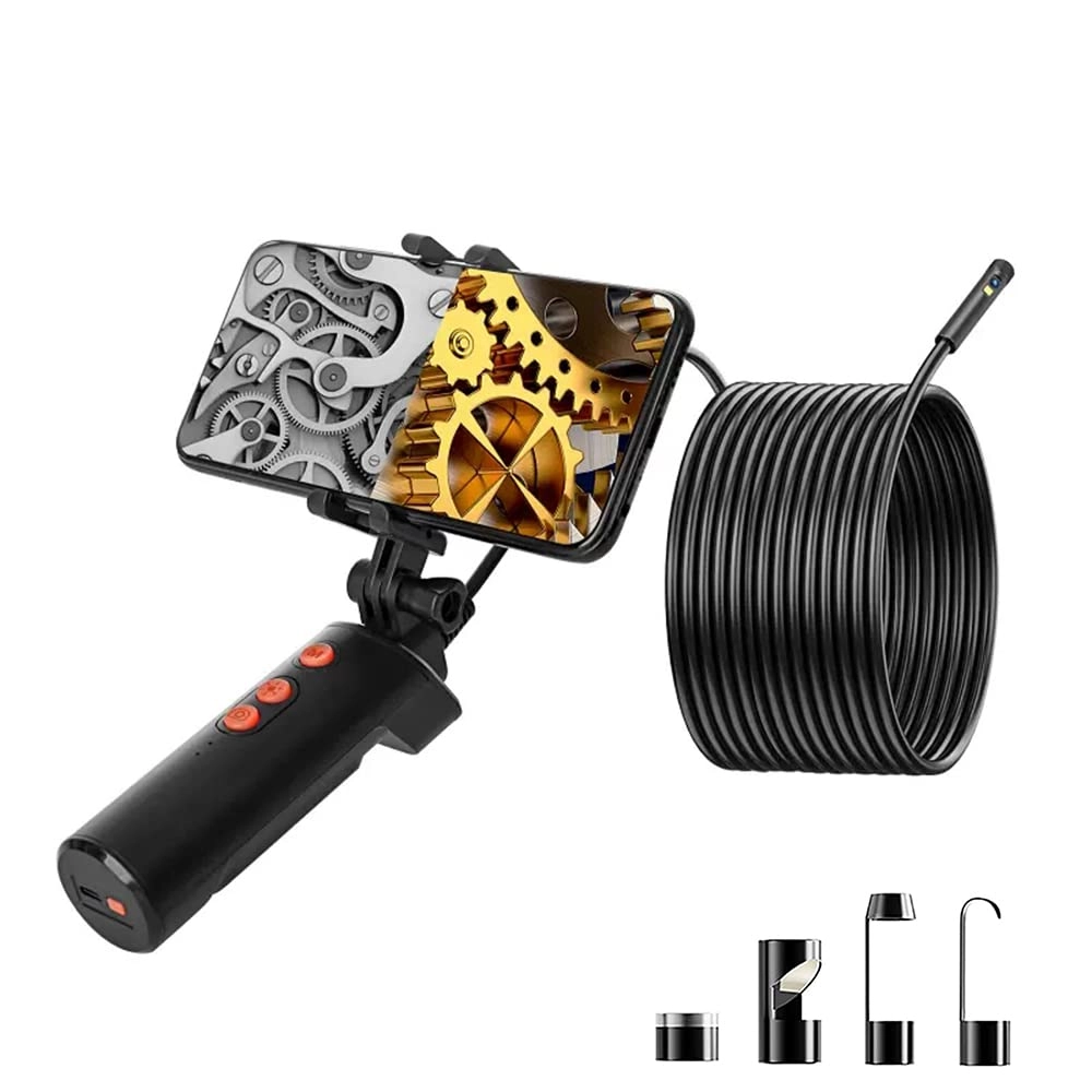 Nakeah Hardwire Waterproof Dual-Lens Endoscope - 8mm 5M