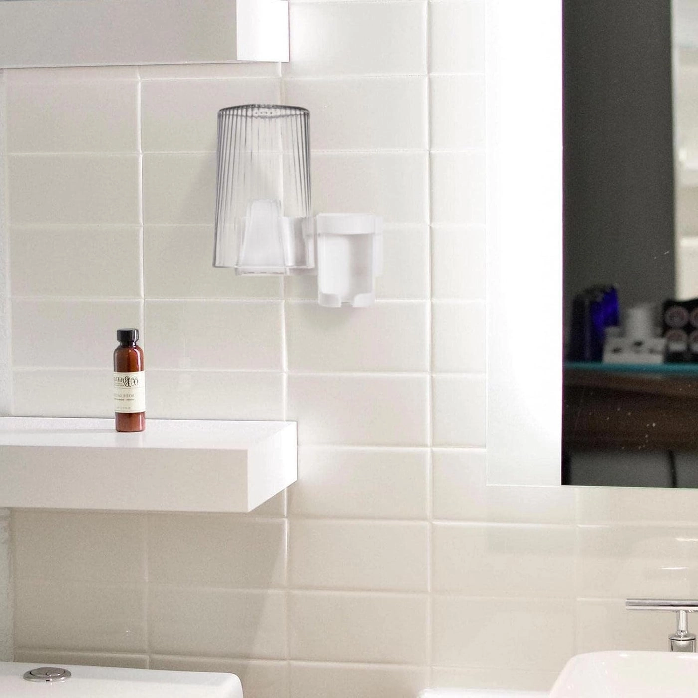 Toothbrush Wall Holder - Wall Mounted 2 Pcs