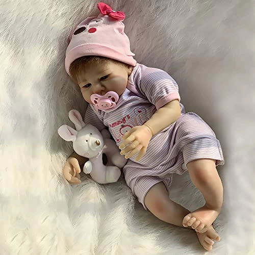 Reborn Baby Doll - 18 Inch 45cm Soft Vinyl Girl