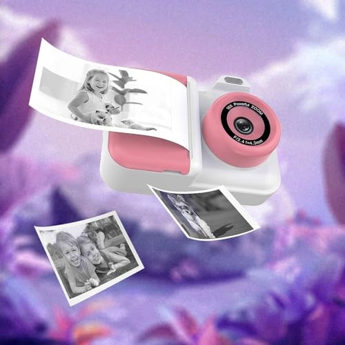 Instant Print Camera - 2.4 Inch Double Lens 32GB