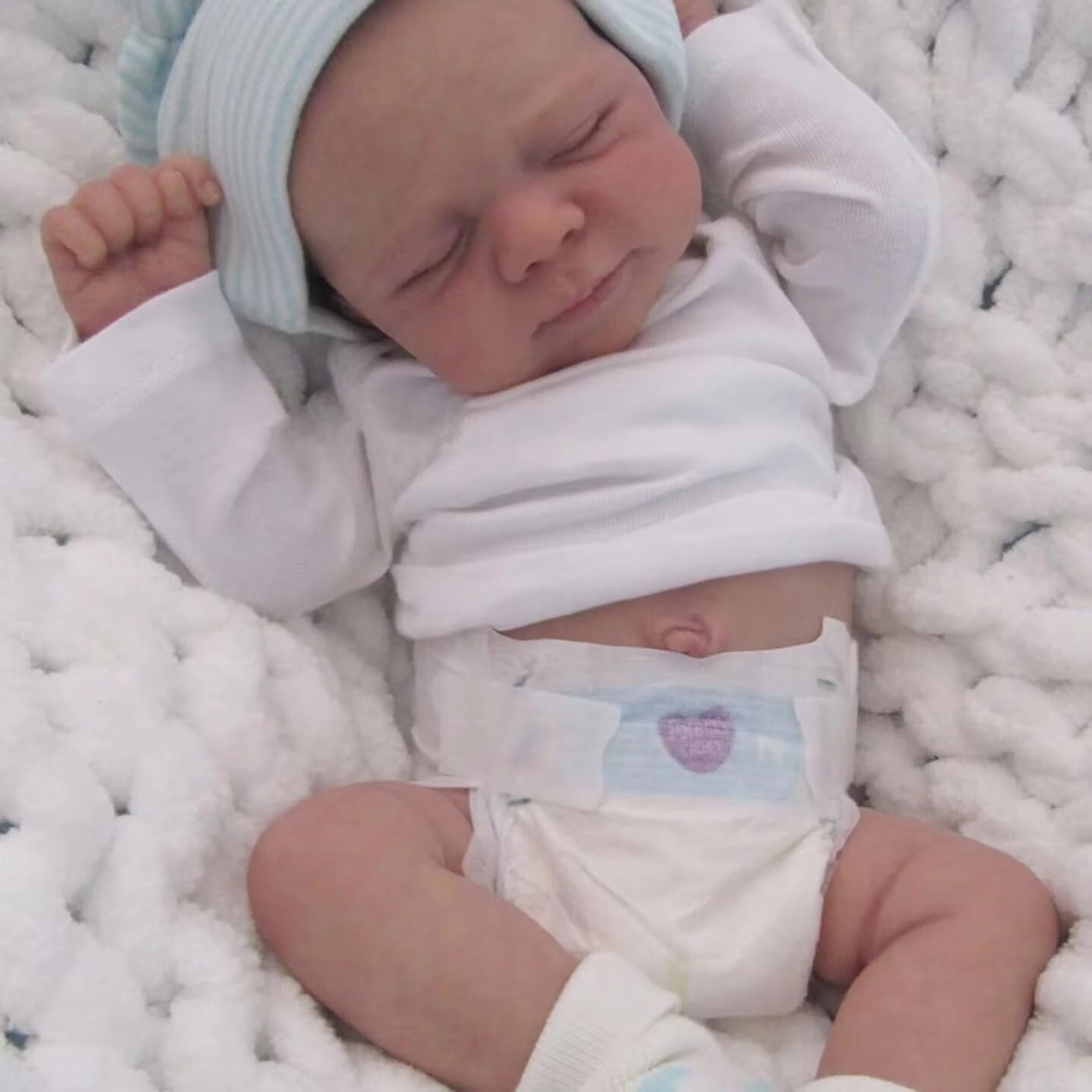 Reborn Baby Doll - 19 inch 48 cm Vinyl Silicone Ages 3+