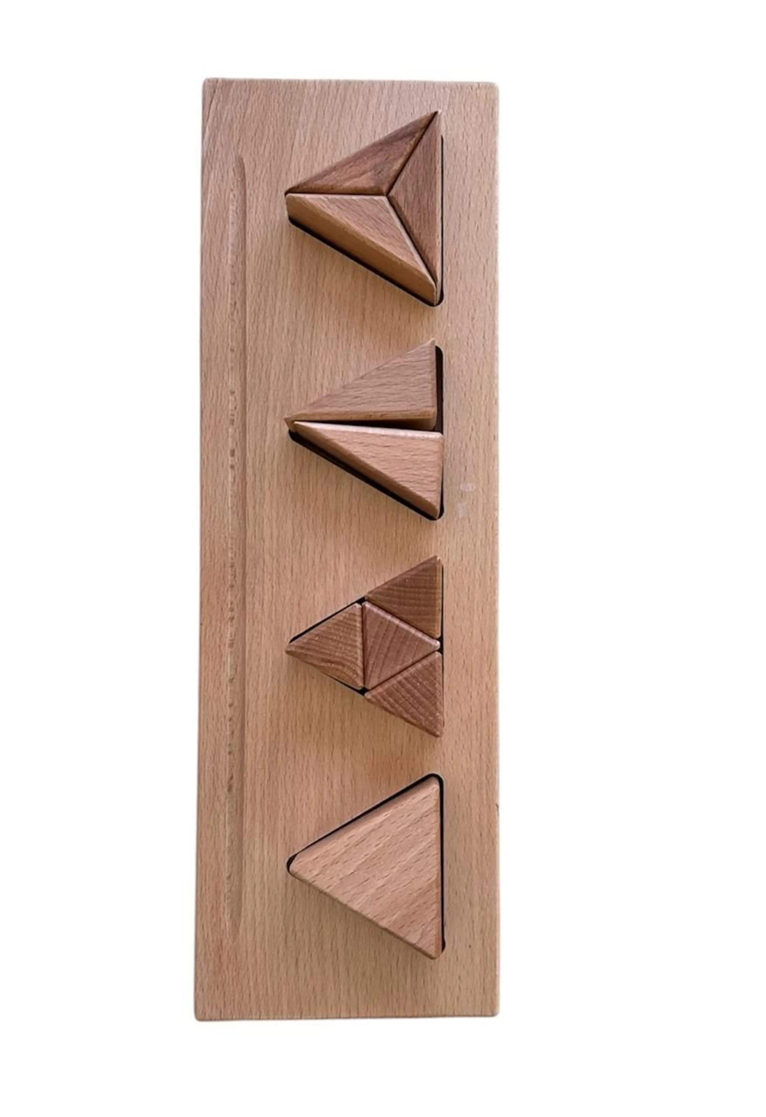 Fraction Board Triangle - Suitable for 3 years and above 11 pieces