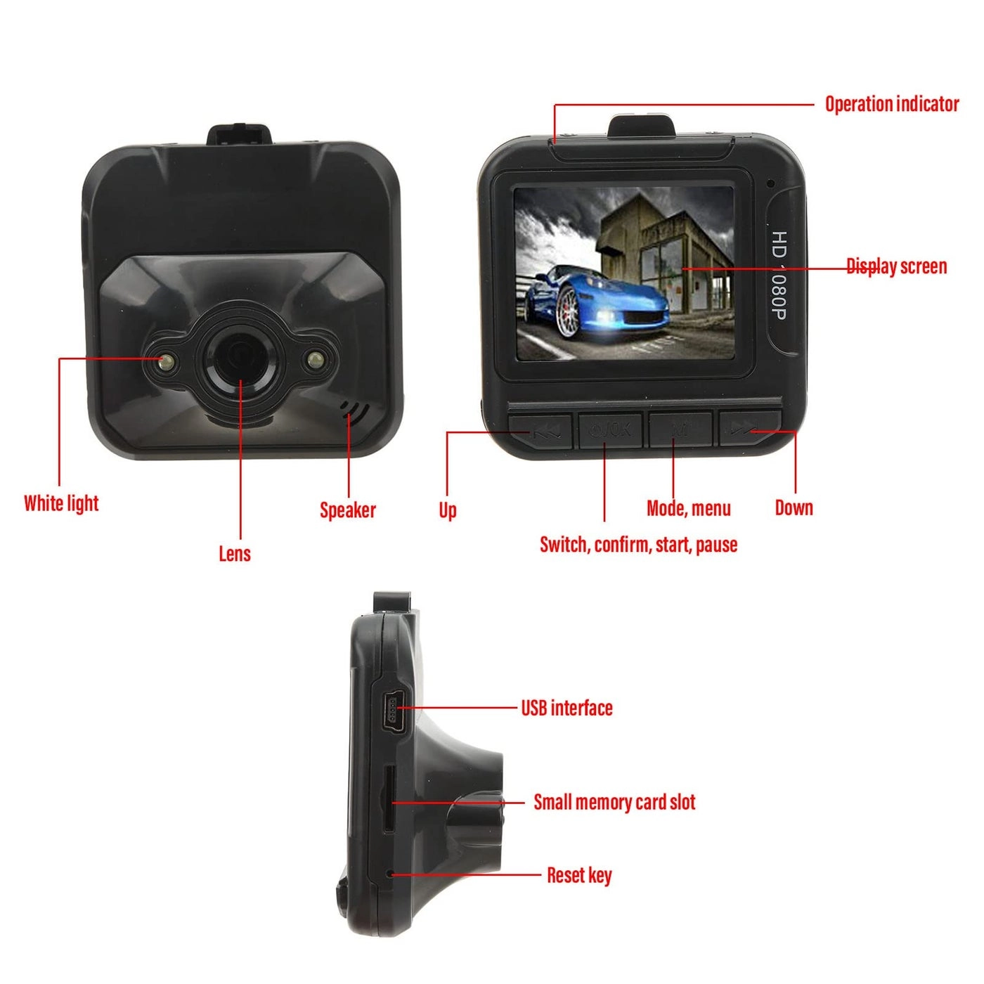 Dashboard Camera - 1080P