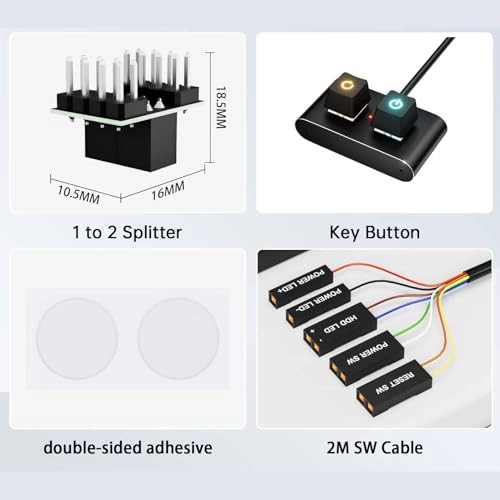 PC Power Button - RGB 2M Cable