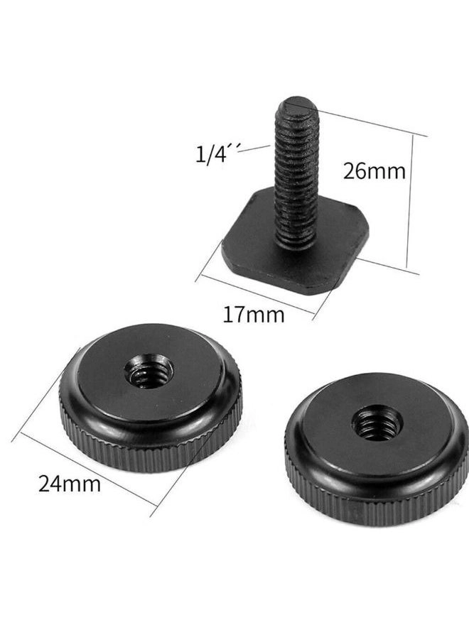 Thumb Screw - 2 Pieces 1/4"-20 Female Thread