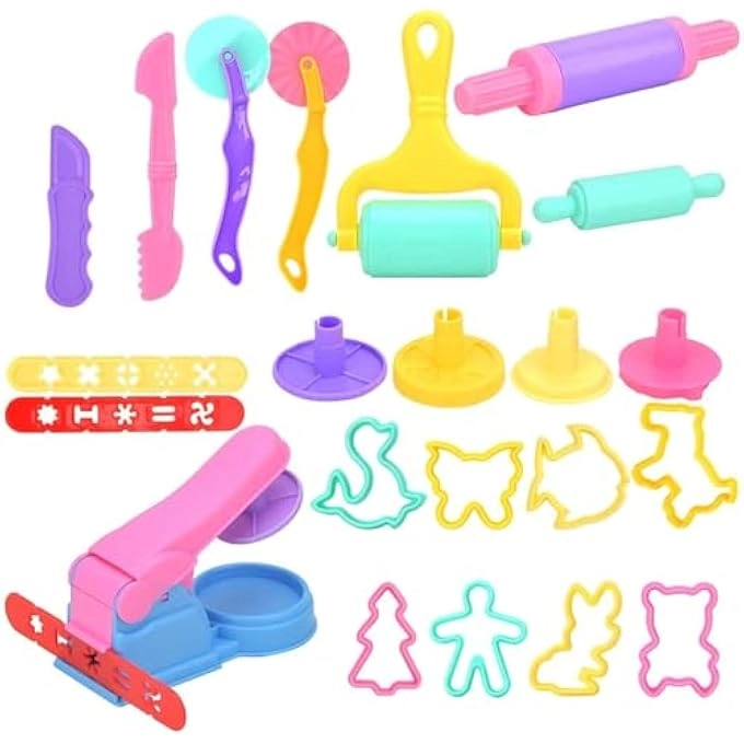 Play dough Tools and Cutters - 3+ 22 pieces