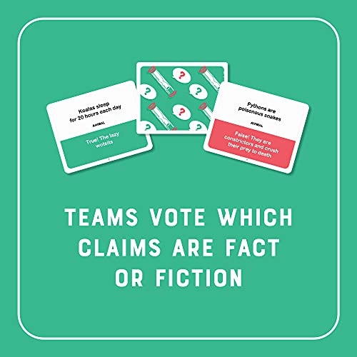 True or False - 100 game cards 4 voting paddles