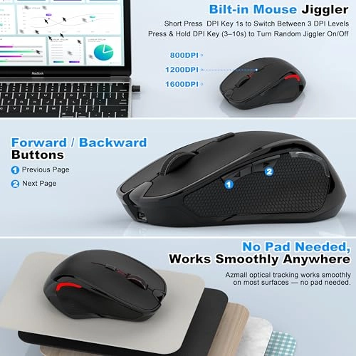 Rechargeable Silent Slim Mouse - Bluetooth