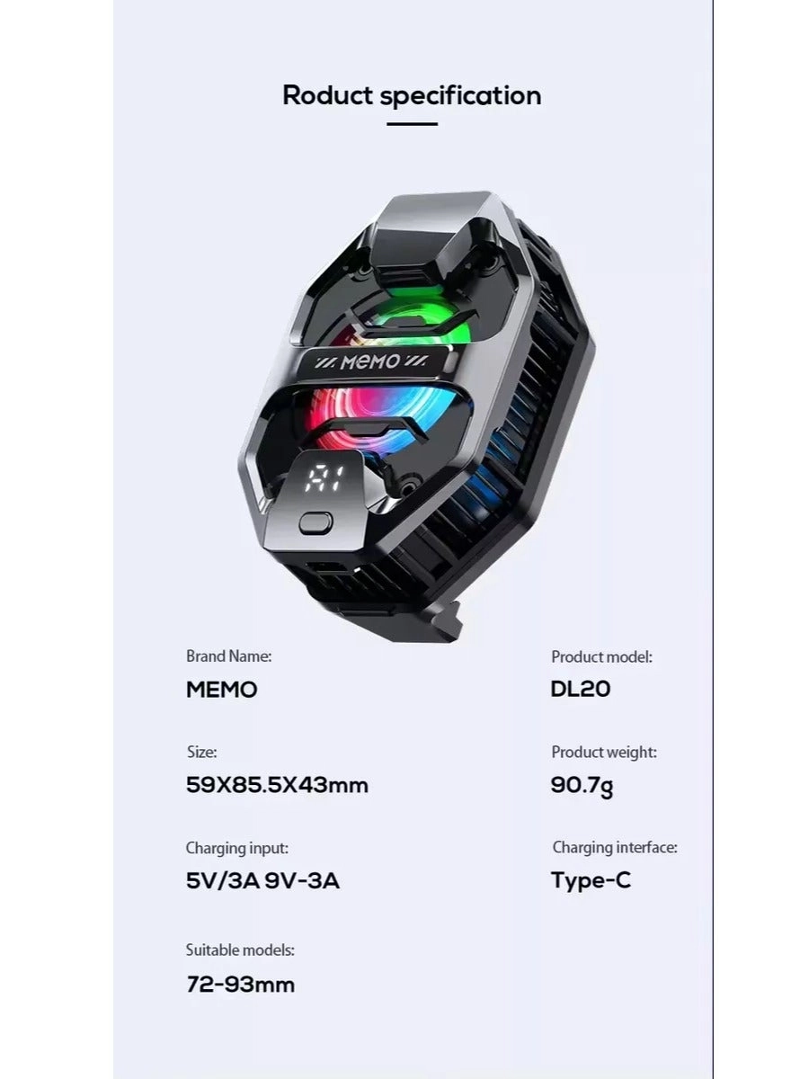 DL20 Phone Cooler - Semiconductor Cooling Clip-On