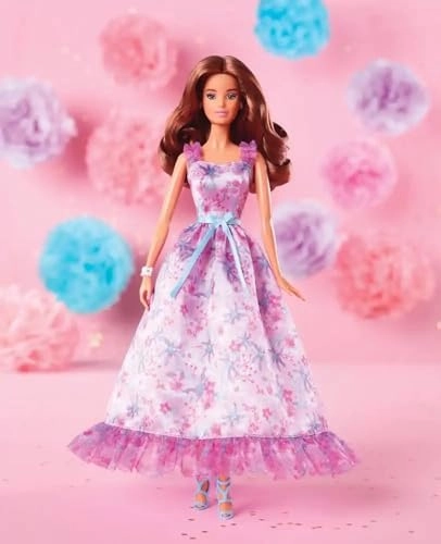 Barbie Signature Birthday Wishes Doll - Lilac Dress Giftable Packaging