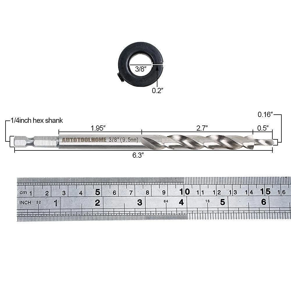 1/4 inch Hex Shank Pocket Hole Drill Bit