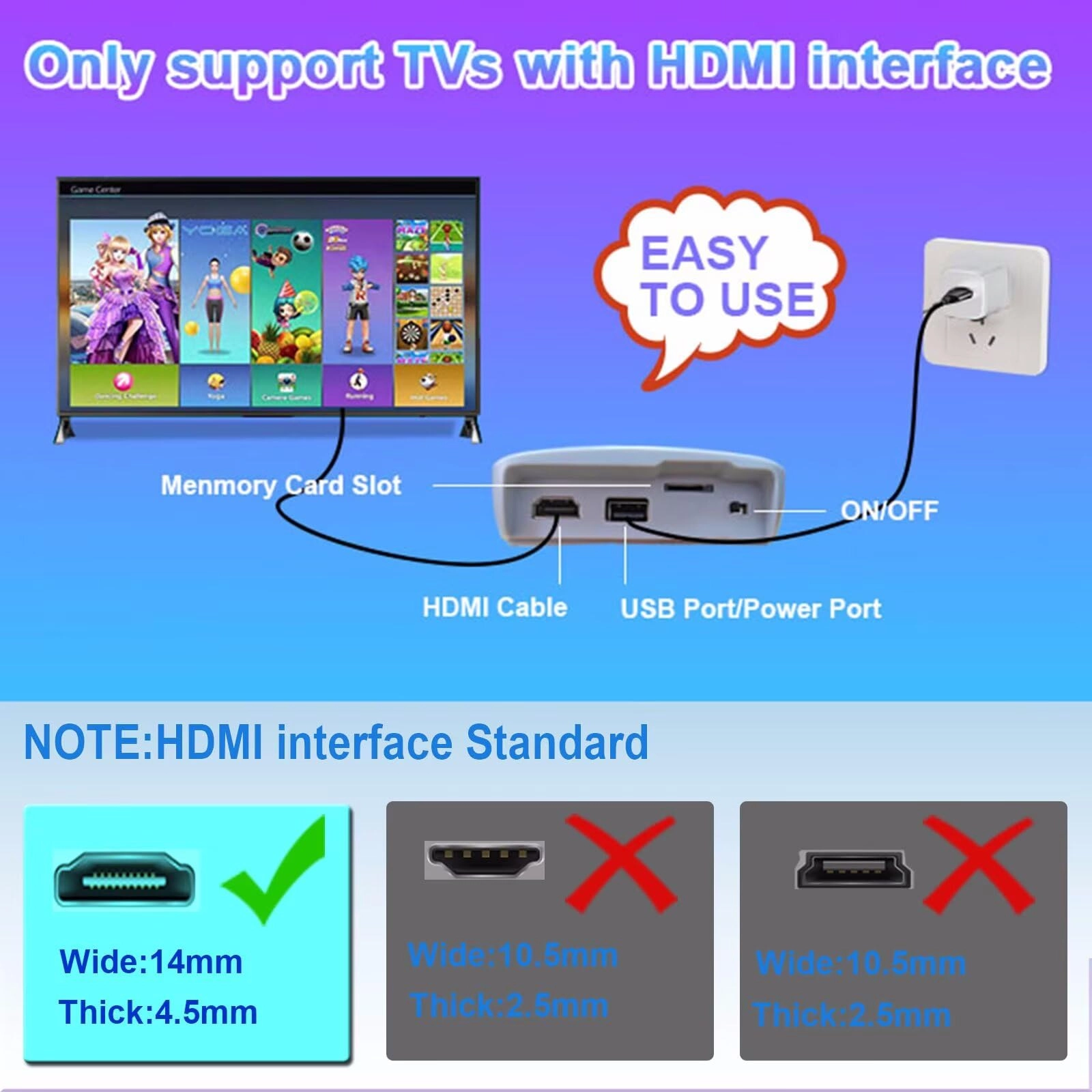 TV Game Console - 100+ Games 2.4G Wireless Somatosensory Control
