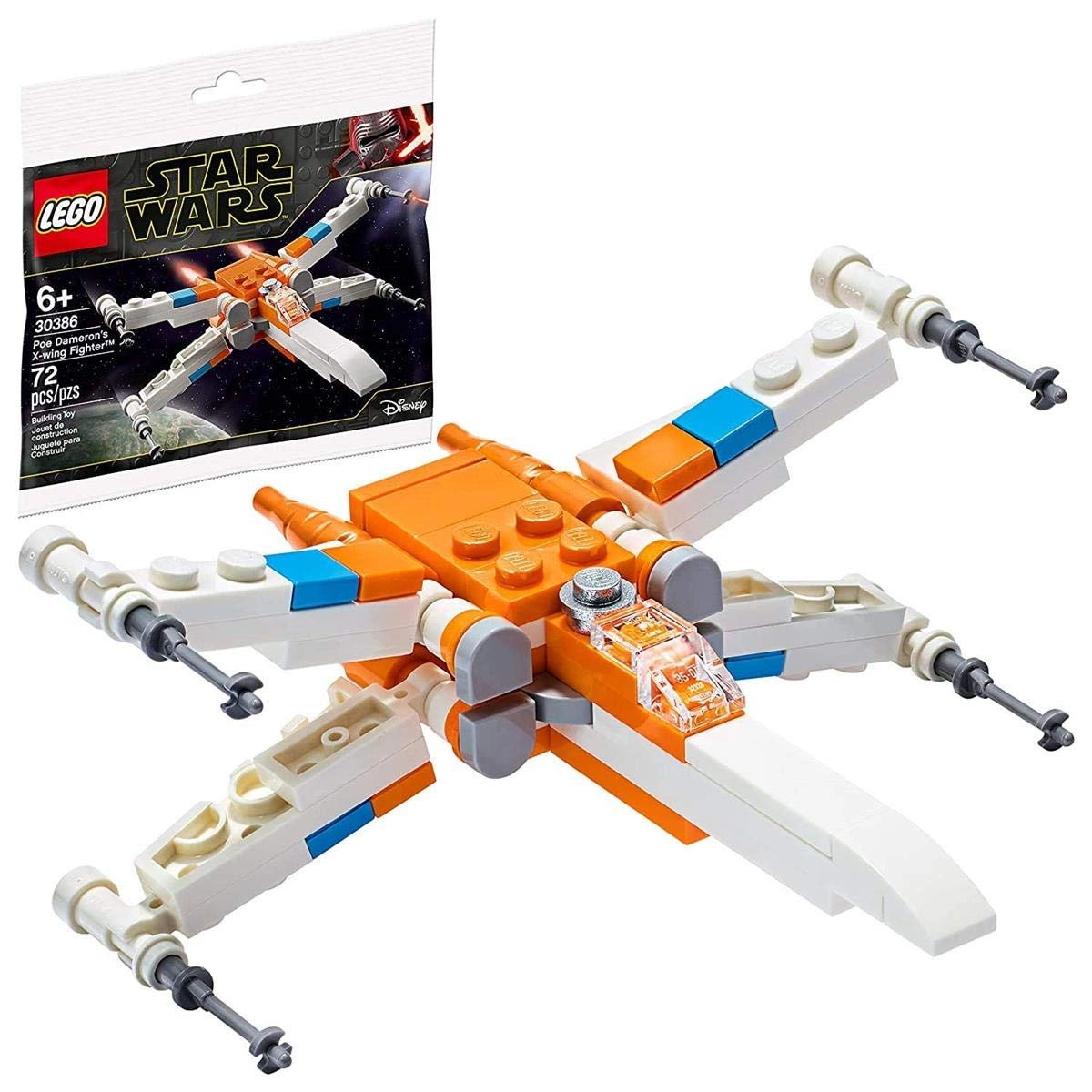 LEGO Disney Star Wars Poe Damerons X-Wing Fighter (30386)