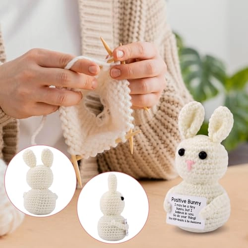 Bunny Positive Crochet - 12 cm