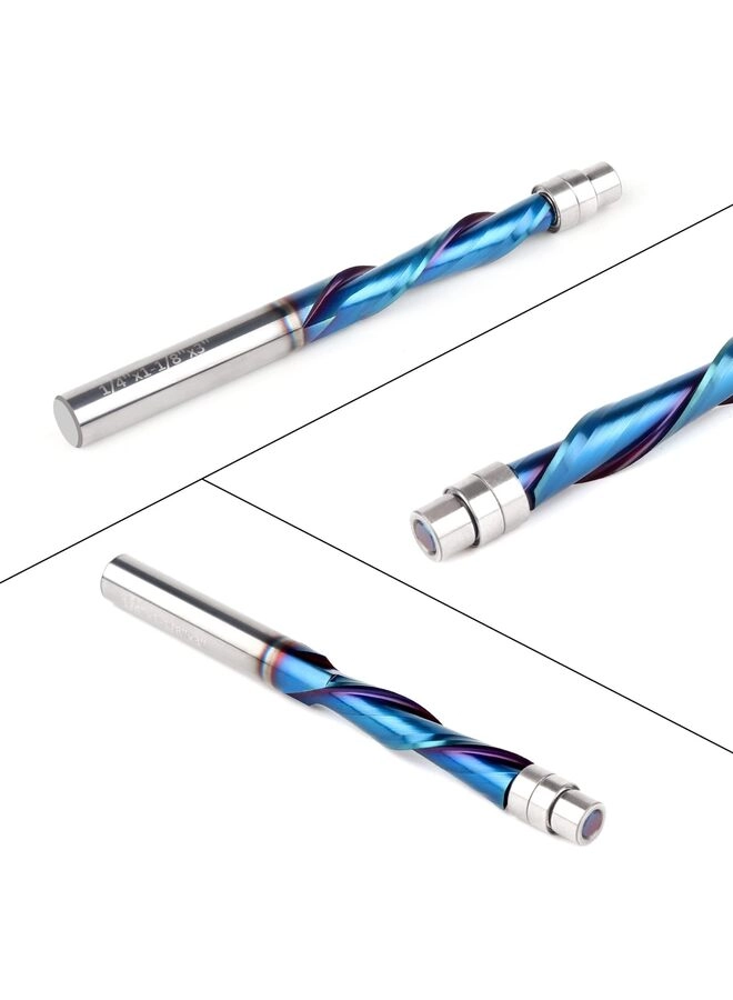 Downcut Spiral Flush Trim Router Bit - 1/4 Inch Shank