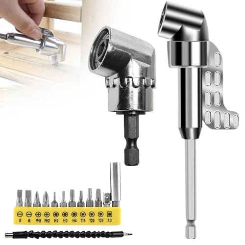 Right Angle Drill Adapter - 105 Degree 1/4" Hex Shank