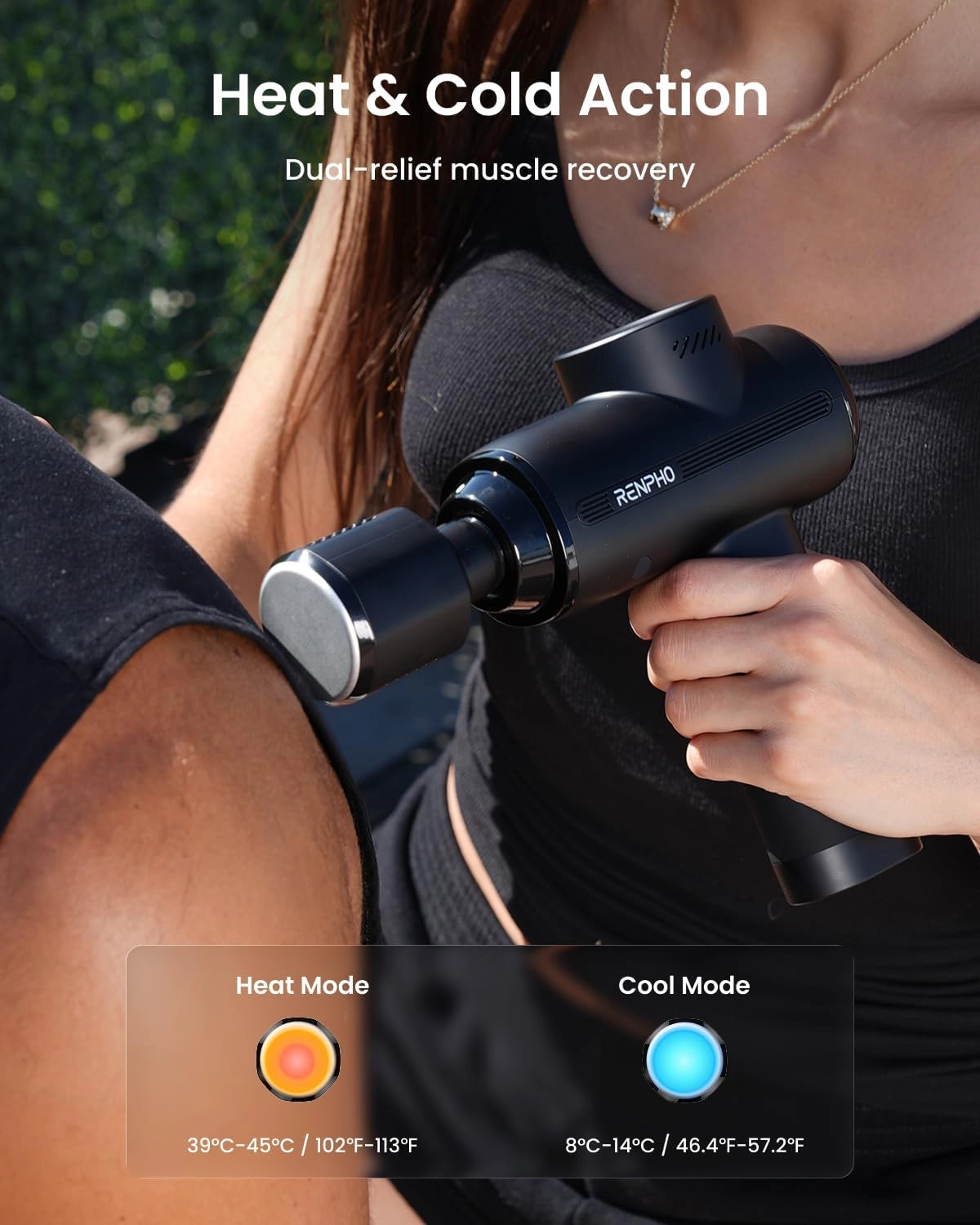 Active Thermacool 2 R-WMG13 Massage Gun - Heat and Cold 5 Speeds