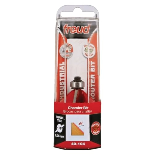 Chamfer Bit - PermaShield Coating 2 Cutters 45 Angle