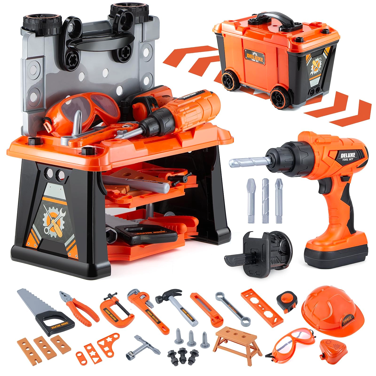 ZEALOUS TOYS Kids Tool Bench - 3+ 79 pieces