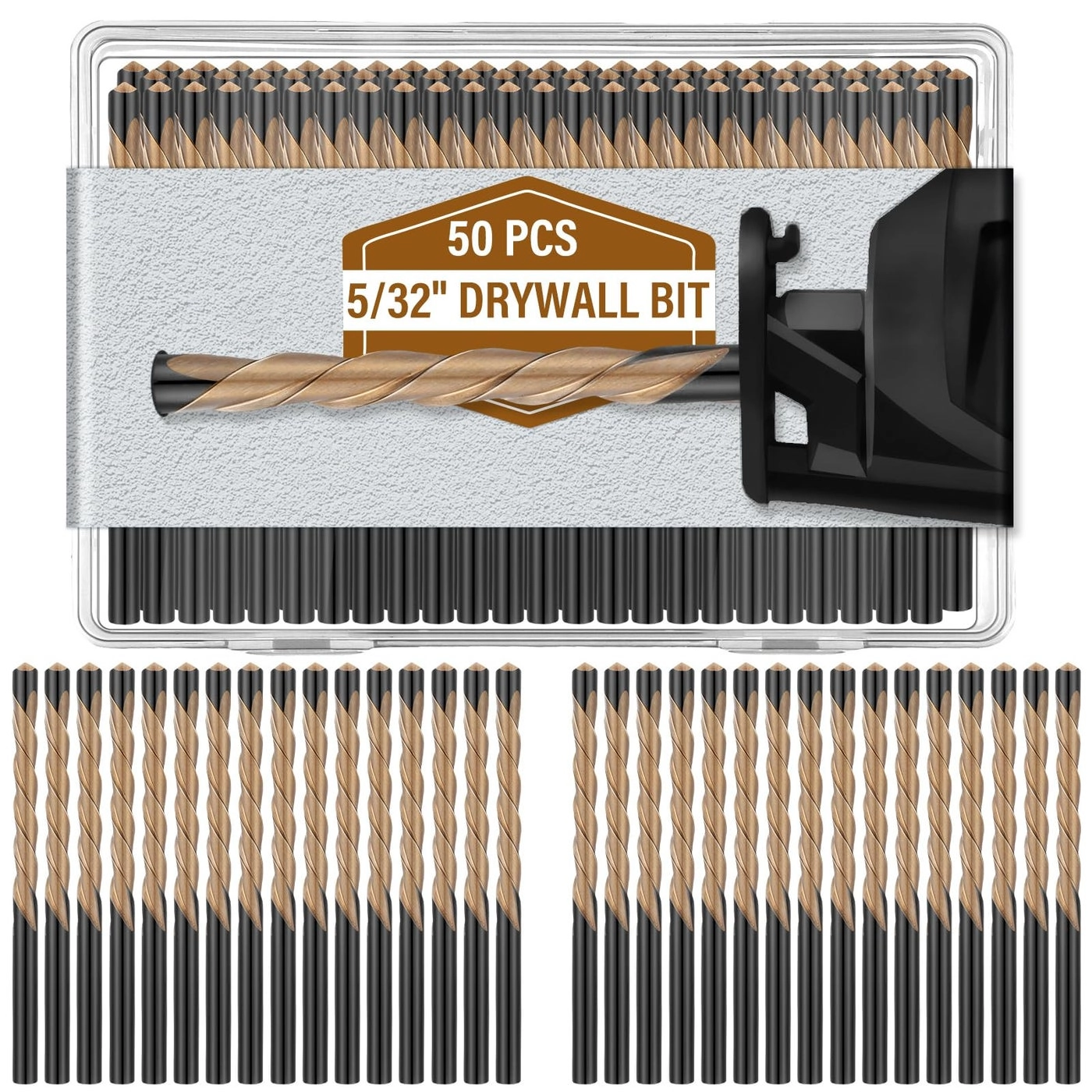 Drill Bits - M2 High Speed Steel 50 Pcs 5/32 Inch