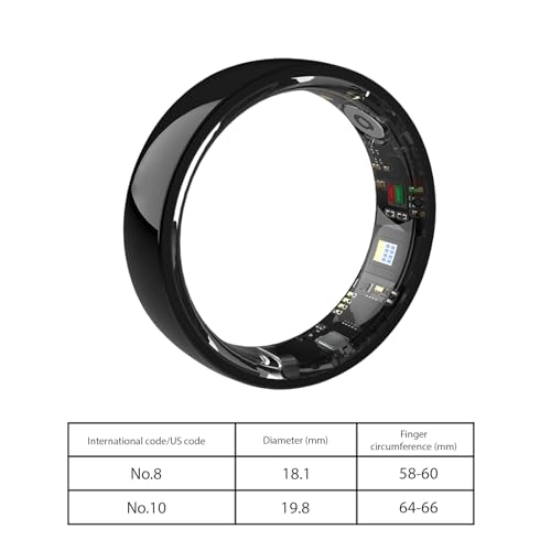 Smart Health Ring - Ceramic Charging Case Sleep Monitor