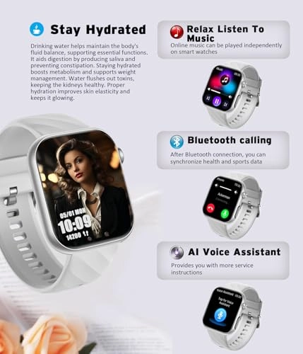 Advanced Health Fitness Smartwatch - 1.97"