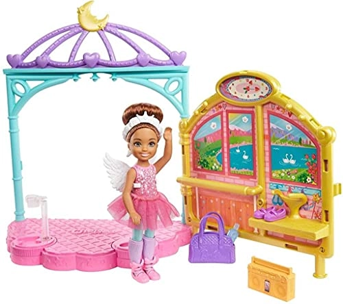 Chelsea Doll and Ballet Playset - 6 in Brunette Ages 3+