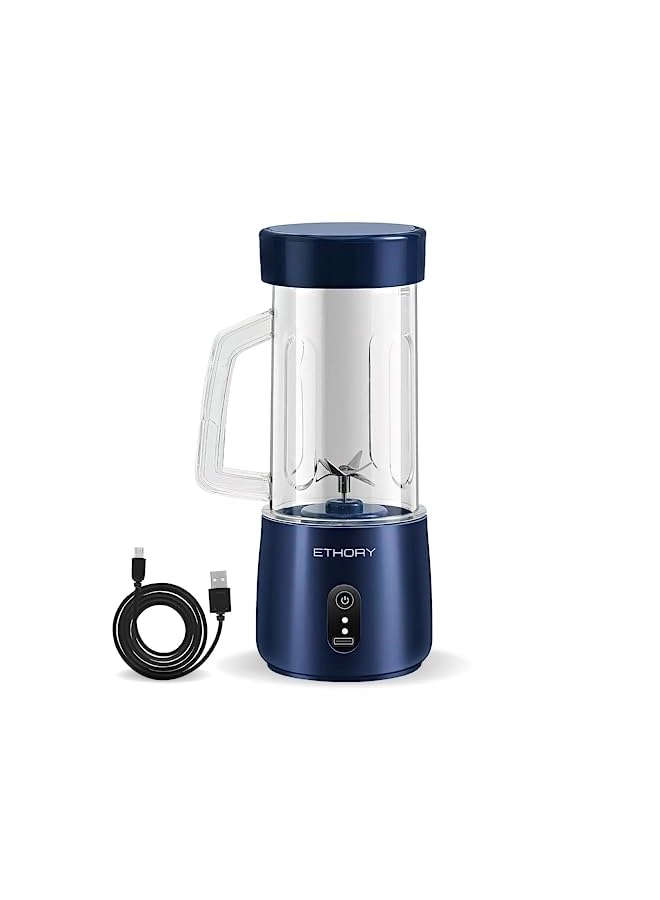 Mini Blender Cup - Rechargeable USB Charging Portable 6-Blade Stainless Steel
