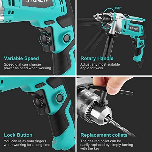 Cord Hammer Drill - 850 Watt-hours