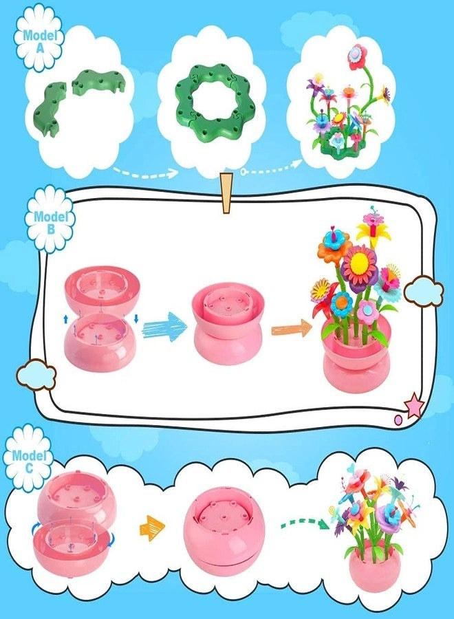 Flower Building Toy Set - 148 pcs