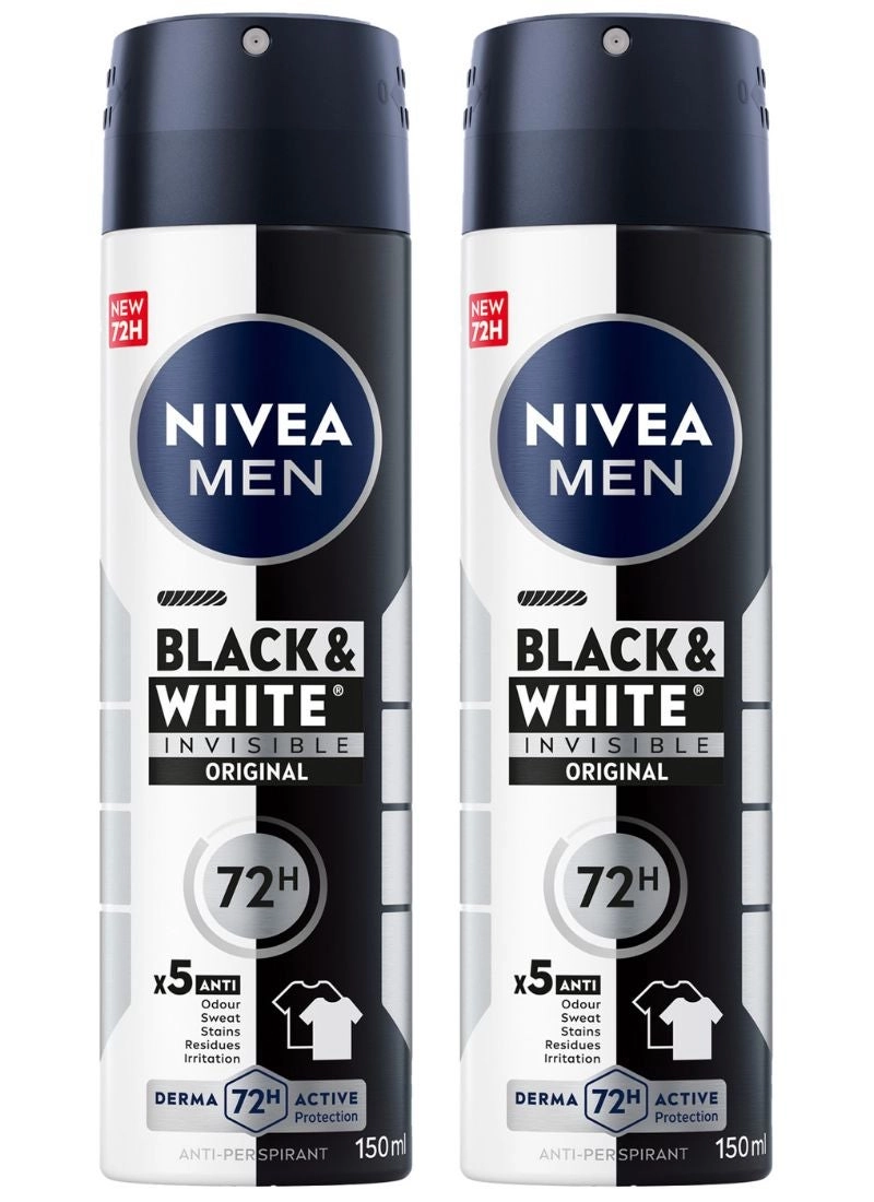 Invisible Black & White - Fresh masculine scent 300 gram