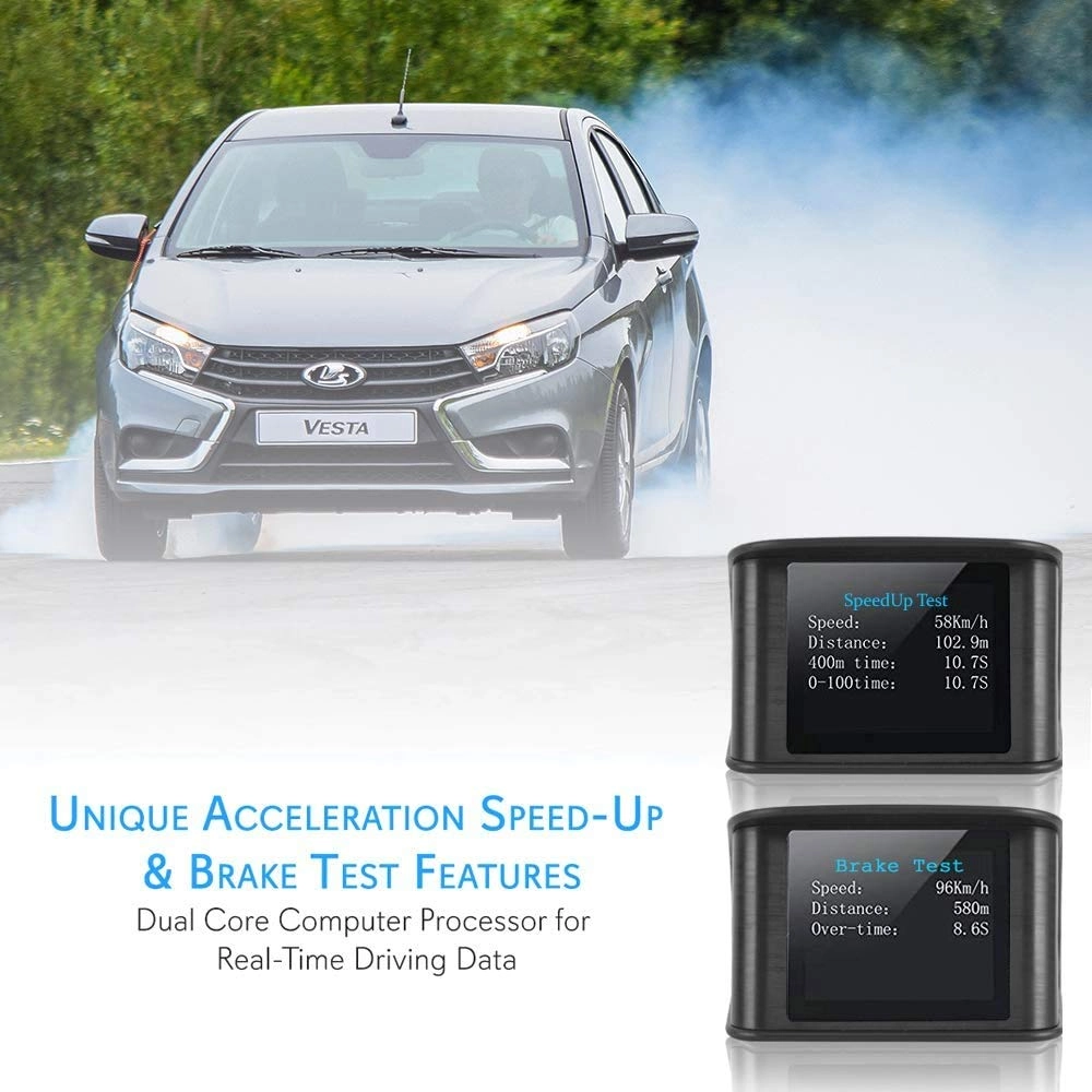 Universal Vehicle Smart HUD Display - 2.6 inch