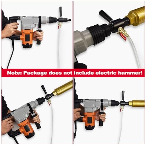 Electric Hammer Water Injection Converter - HSS Round Handle
