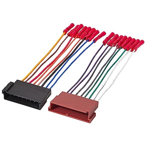 RED WOLF Radio Wiring Harness - 2006-2013 GM GMC Sierra Chevy Impala Buick Cadillac