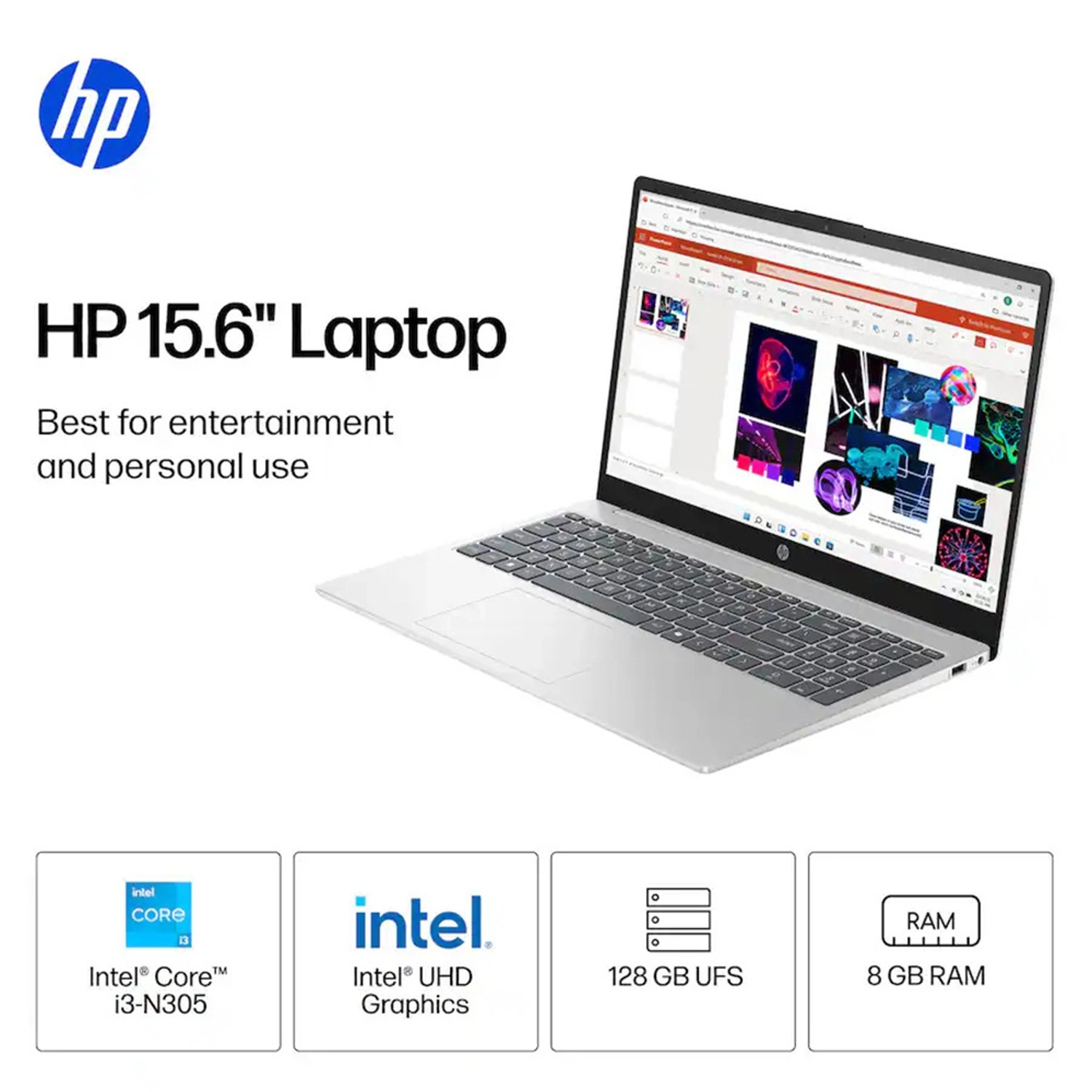 15-FD0113DX - 15.6'' 128GB 8GB i3-N305