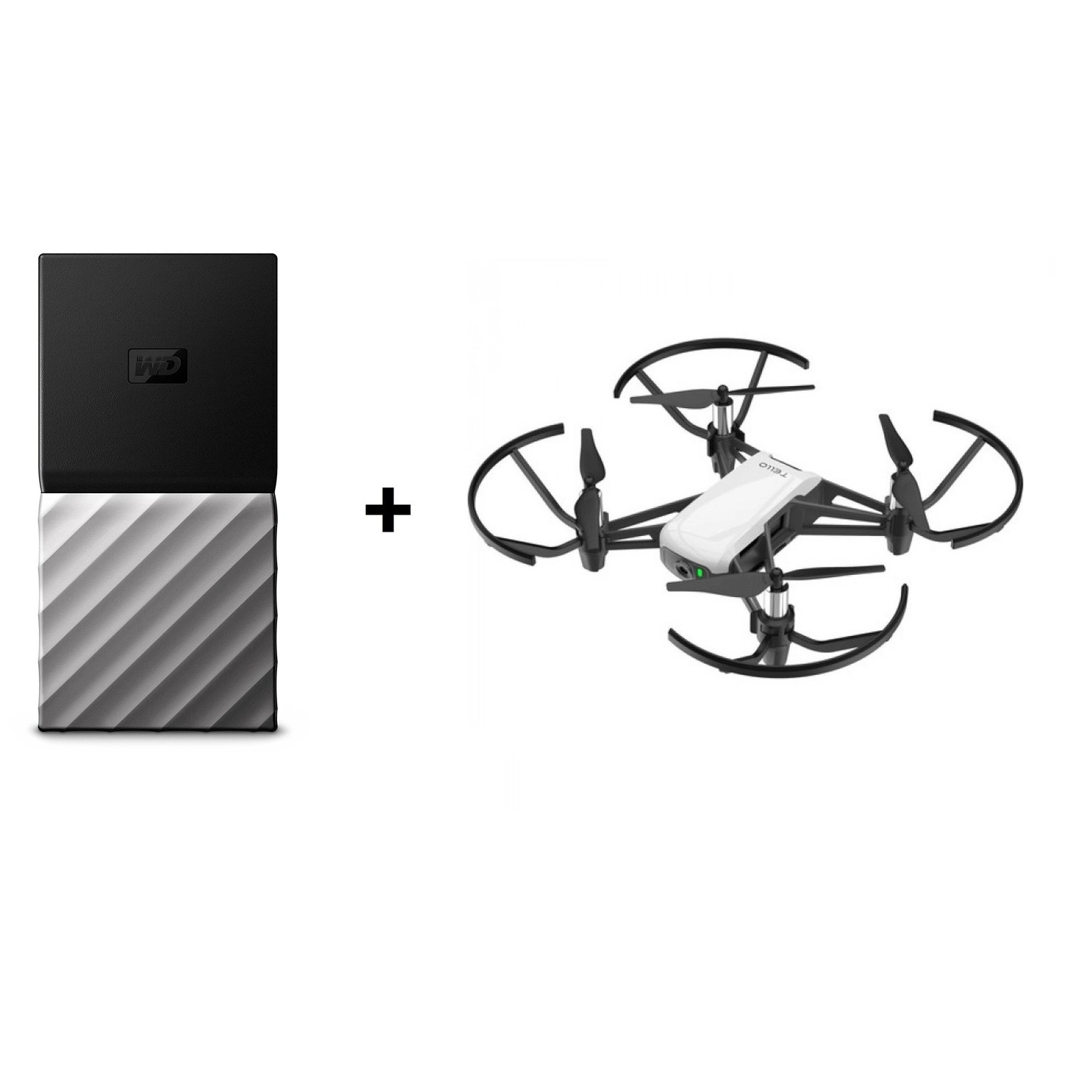 Western Digital My Passport SSD - 1000GB + T100 Tello