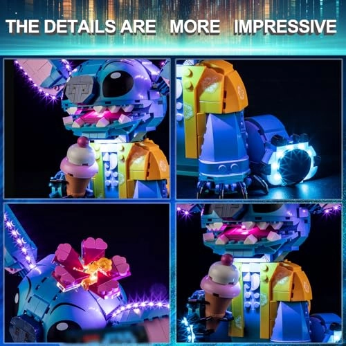 LED Light Kit for LEGO Stitch 43249 - Plastic 1