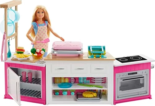 Cake Decorating Playset - Blonde Doll Baking Counter