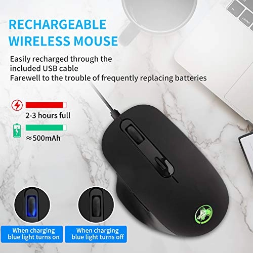 Dual Mode Silent Mouse - Wireless