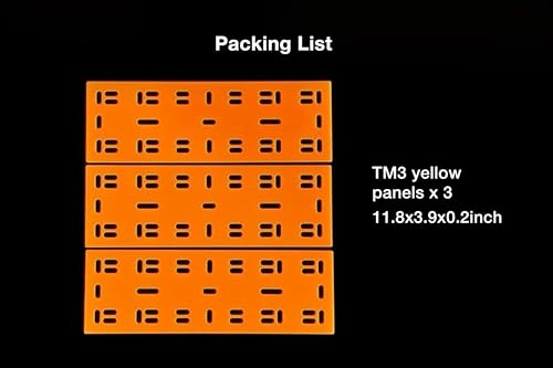 TM3 DIY Panels - 3-Pack Yellow