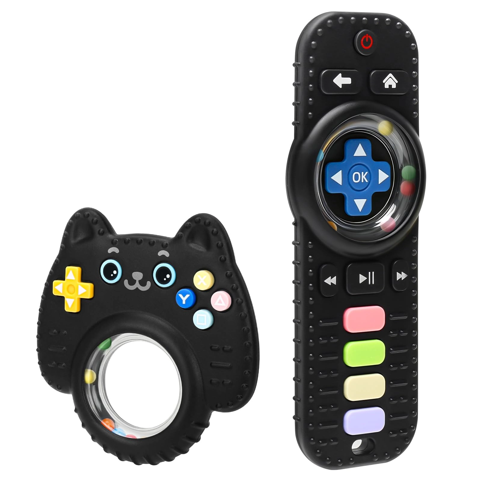 Shenzhen Xinyifan Technology Co., Ltd Baby Rattles Teething Toy - 3-6 Months Silicone 2 Pack
