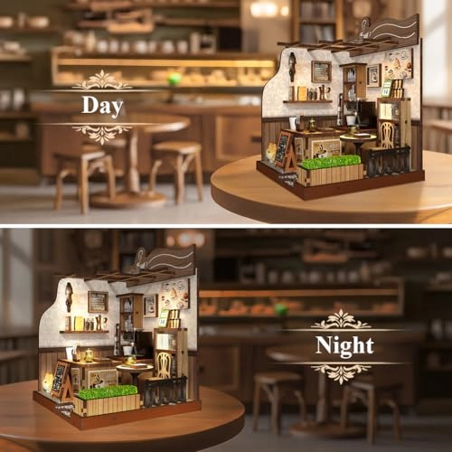 DIY Miniature Dollhouse Kit - Countryside Cafe