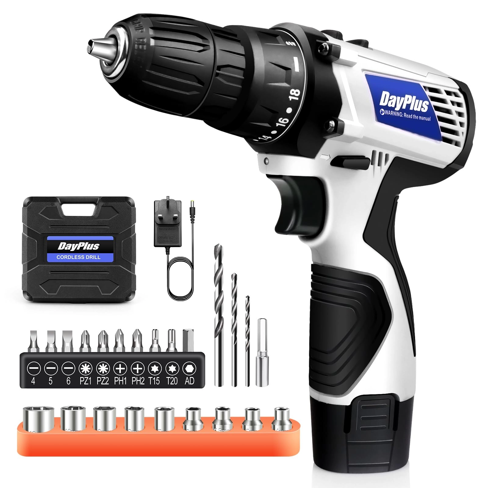 ZanGe Mini Cordless Drill Driver - 1.5 AH 12V