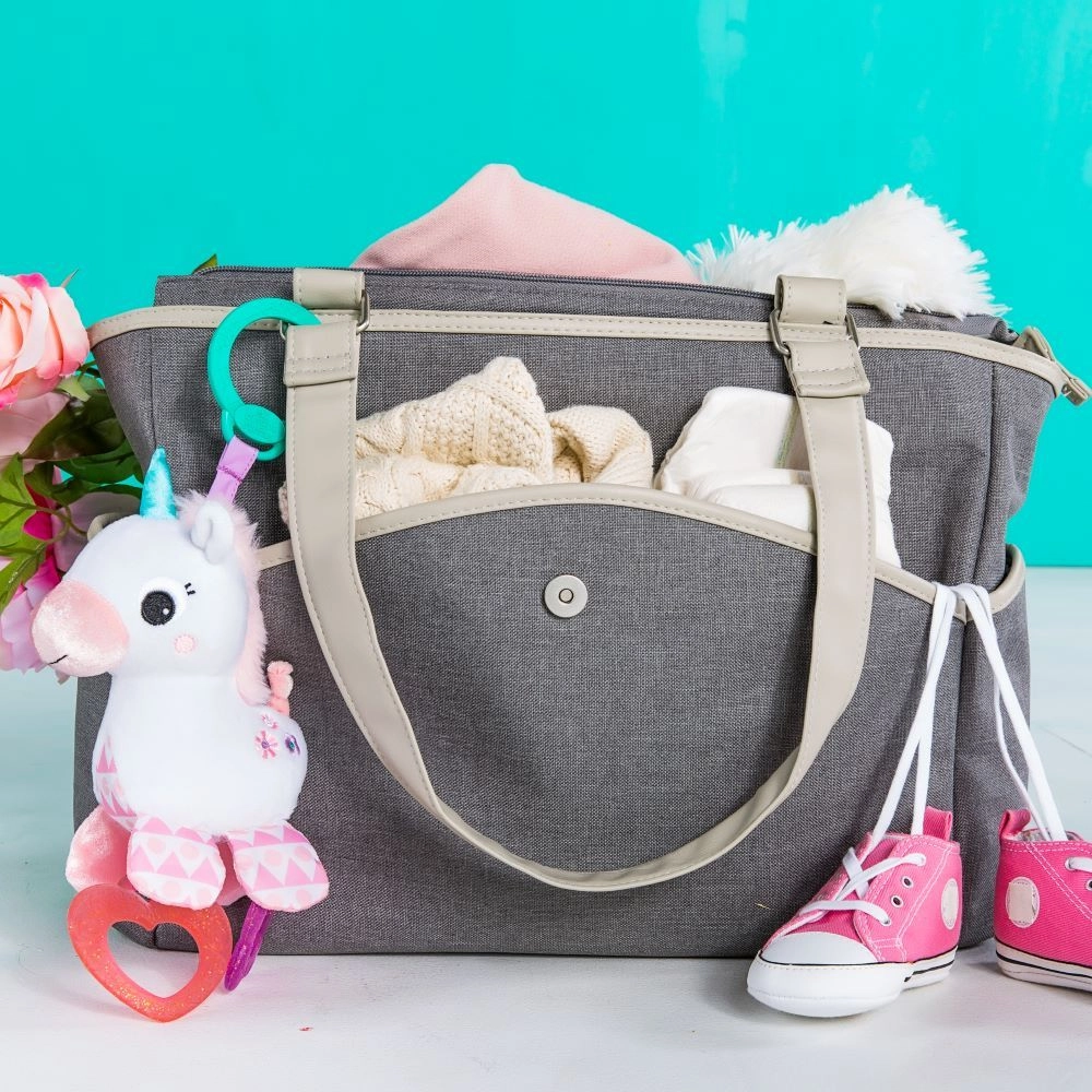 Sparkle And Shine On The Go Teething Toy - Unicorn - Take-along Rattle