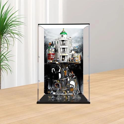 Acrylic Transparent Collectible Display Case (76417) - 45 x 45 x 85 cm Background+light Board