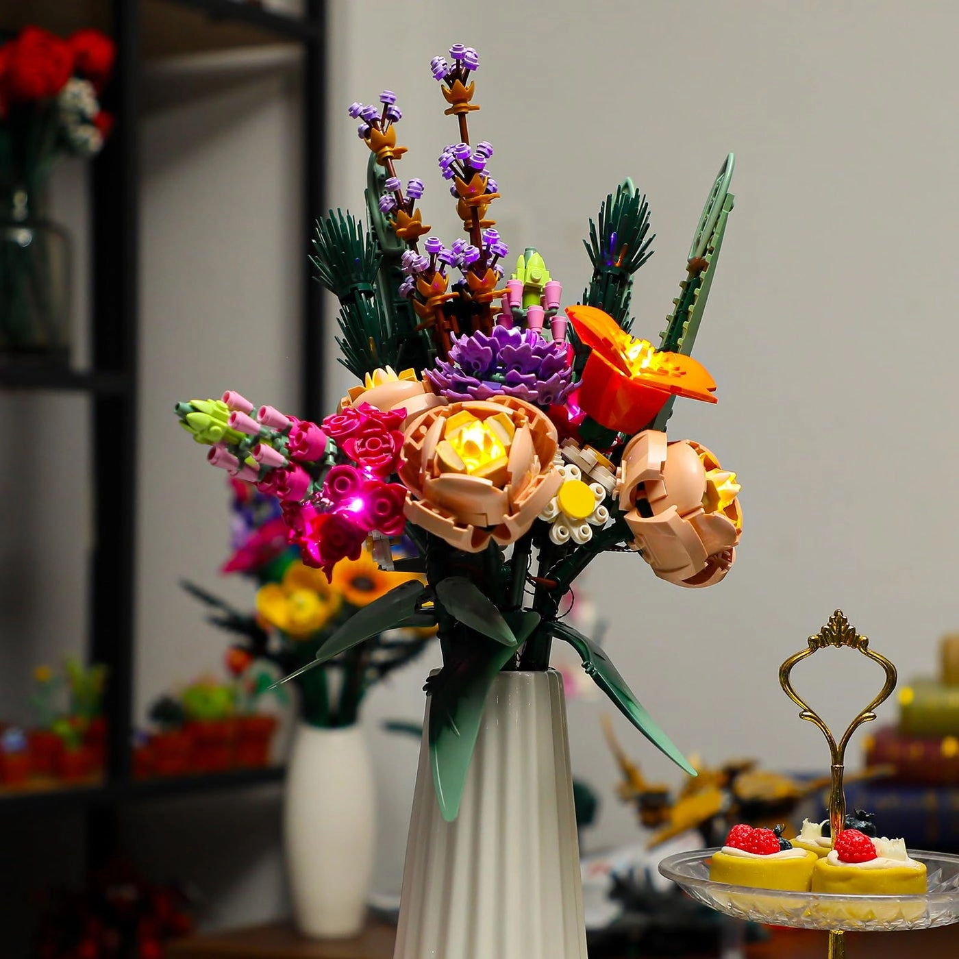 Led Light Kit (10280 Flower Bouquet) - Compatible with Icons Building Set