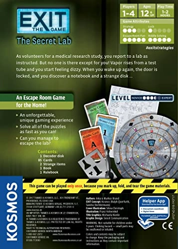 Exit: The Secret Lab - Card Game