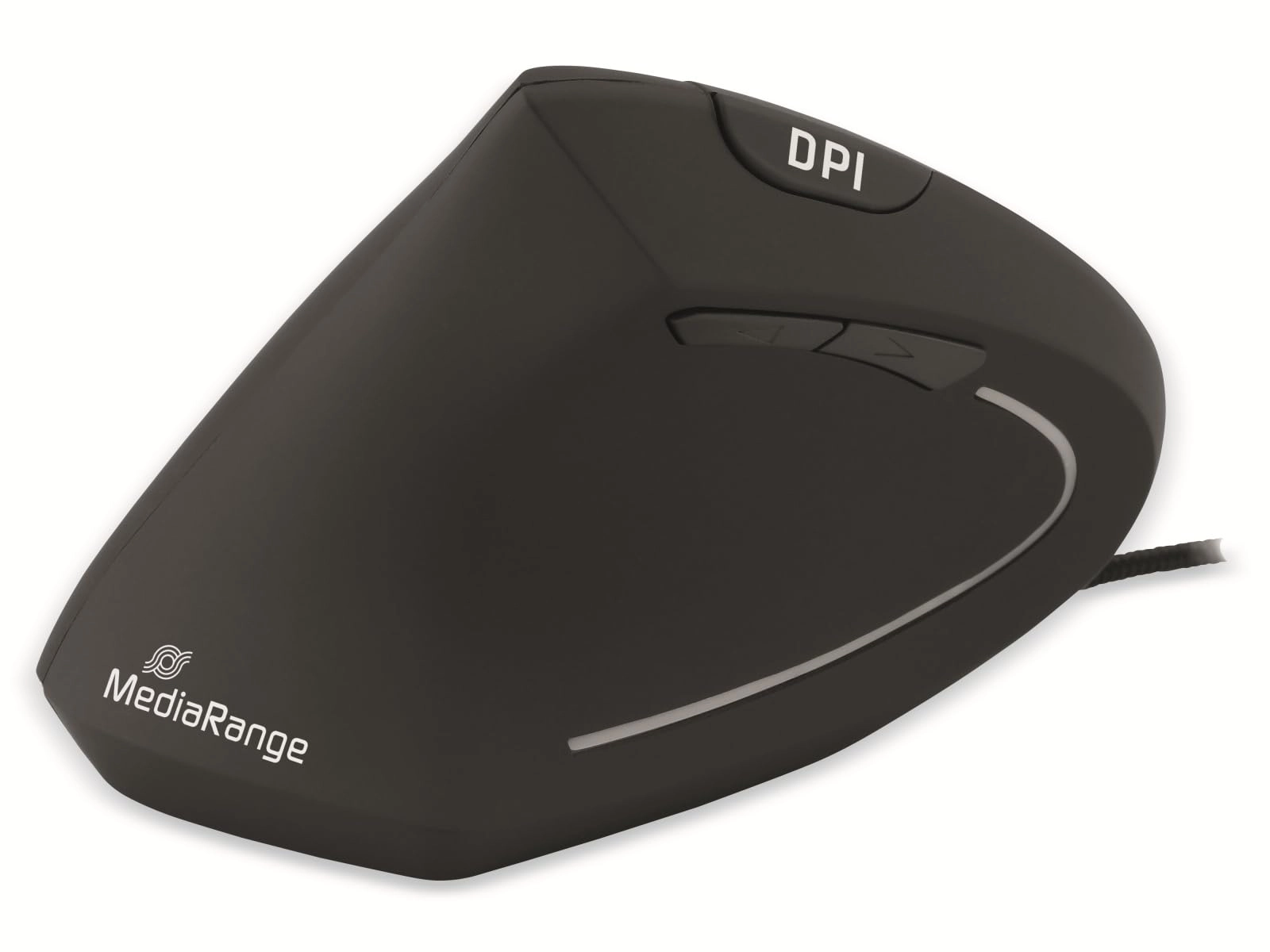 MediaRange Ergonomic 6-button Mouse - Wired