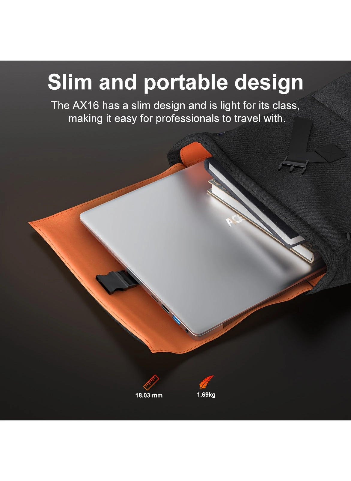 AX16 - 16'' N97 16GB SODIMM 512GB SSD